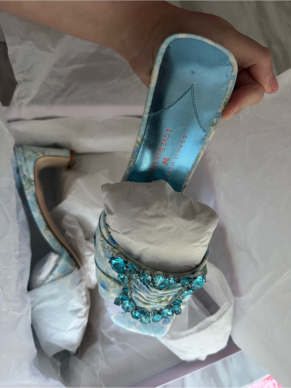 Sophia Webster X Loveshackfancy Margaux Mid Mule ex 36.5
